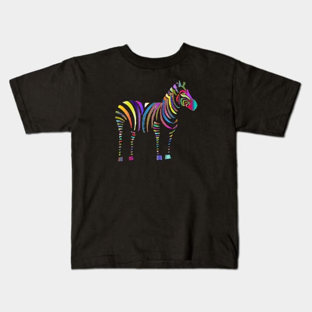 Zebra Kids T-Shirt by whatwemade